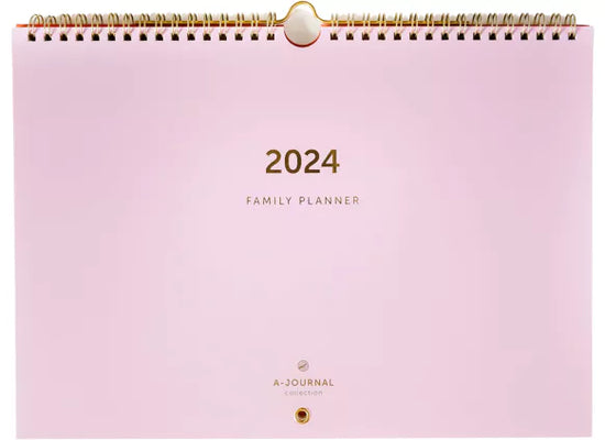 Family Planner 2024 - Roze