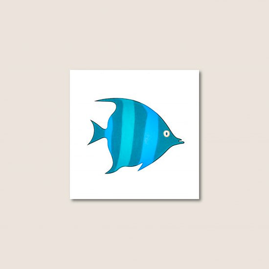 Fake Tattoo - Ocean Fish