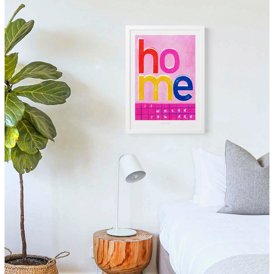 Art Print - A3 - Home is where you are