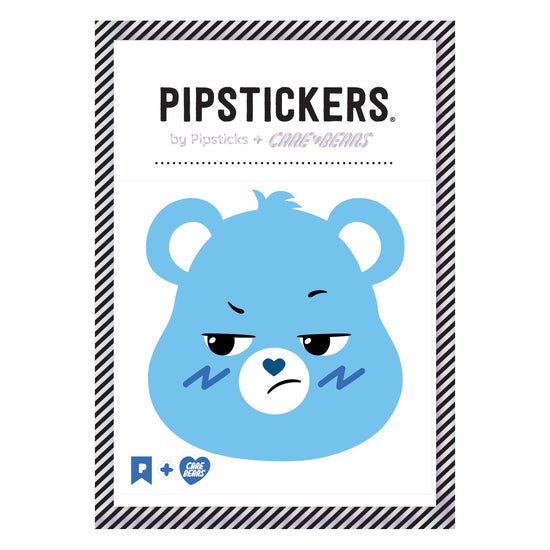 Sticker XL - Fuzzy - Grumpy Bear