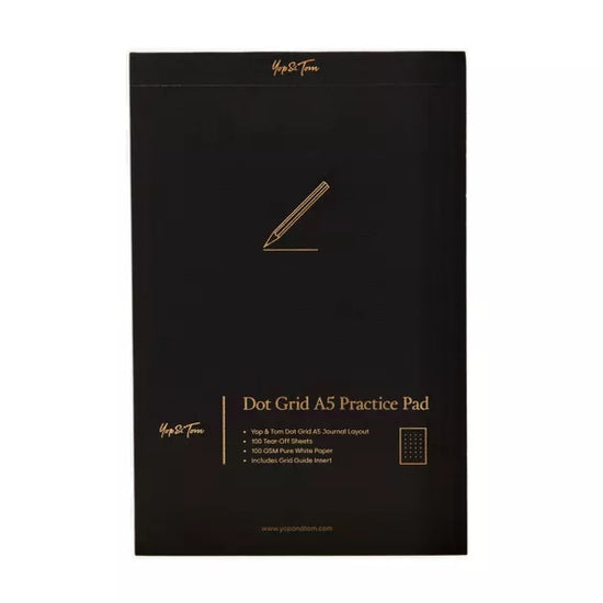 Dot Grid Practice Pad - Tear off A5 Note Pad