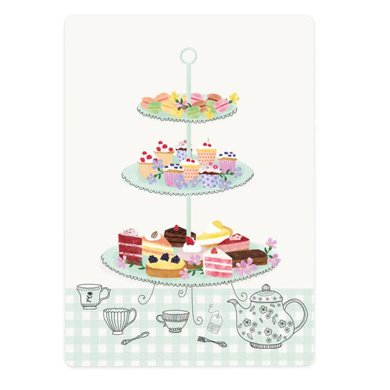 Postcard - High tea menu