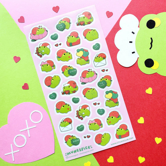 Stickii - Sticker Sheet - Froggy Love