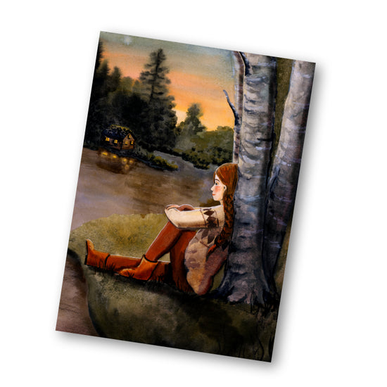 Postcard - The Birches