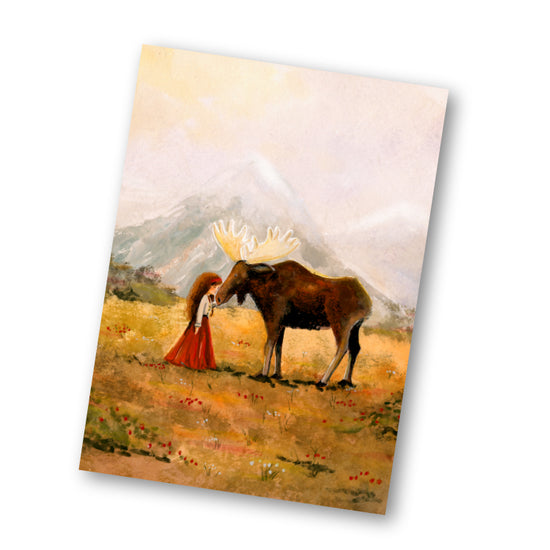 Postcard - Moose and I