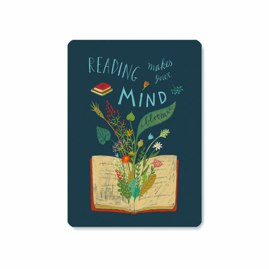 Kaart - Reading Makes Your Mind Bloom