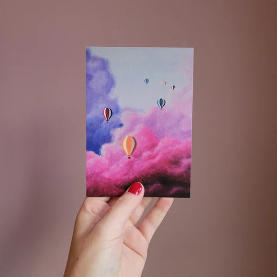 Postcard - Hot Air Balloons