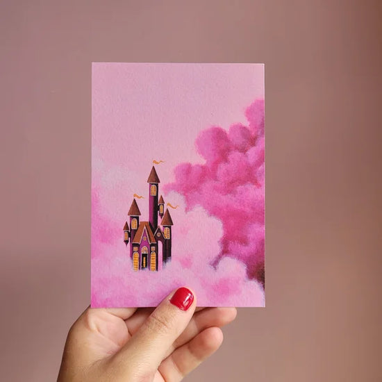 Postcard - Castle in the Sky Purple