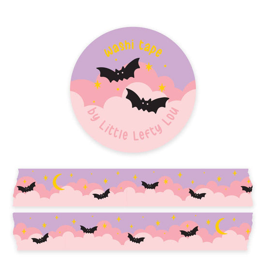 Washi Tape - Bats In The Clouds