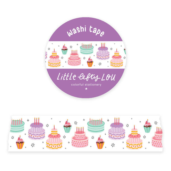 Washi Tape Wide - Birthday Cake