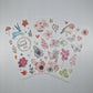 Stickervellen - washi stickers - Forest Flowers