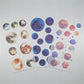 Stickervellen - washi stickers - Galaxy