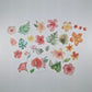 Stickervellen - washi stickers - Summer Flowers