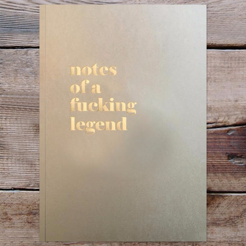 Notitieboek - Notes of a F-ing Legend