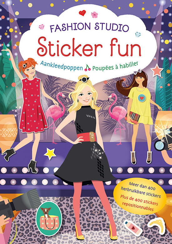 Fashion Studio Sticker Fun - Aankleedpop