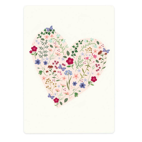 Postcard -Flowerheart
