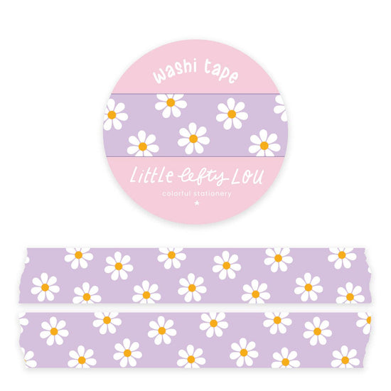 Washi Tape - Lilac Daisies