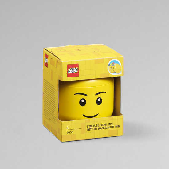 Lego - Opbergbox Hoofd Boy - Mini