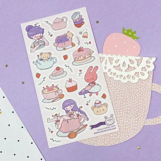 Stickii - Stickervel - Pastel Tea Party