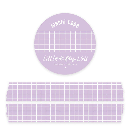 Washi Tape - Lilac Grid