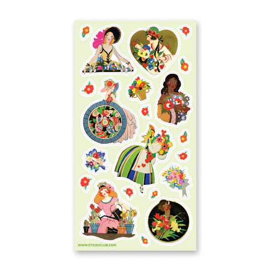 Stickii - Sticker Sheet - Spring Maidens