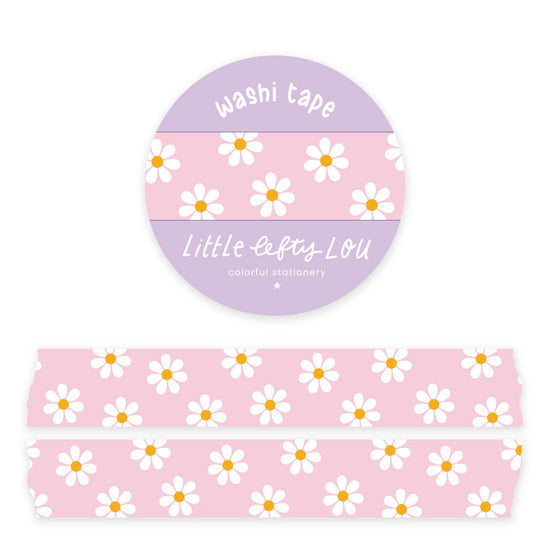 Washi Tape - Pink Daisies