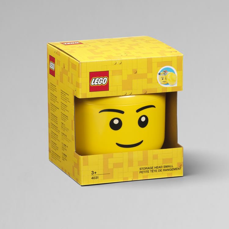 Detector Resultaat gelei Lego - Opbergbox Hoofd Boy - Small – Elisabeth's Way