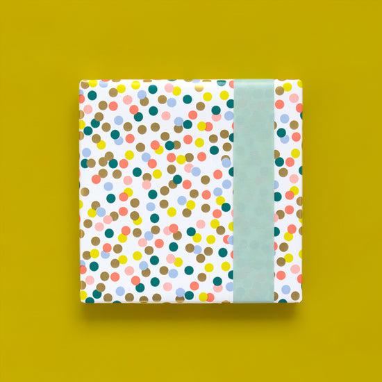 Cadeaupapier - Confetti - Bright Misty Green