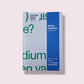 Blank Notebook met Unieke Cover - Wit + Groene Tekst