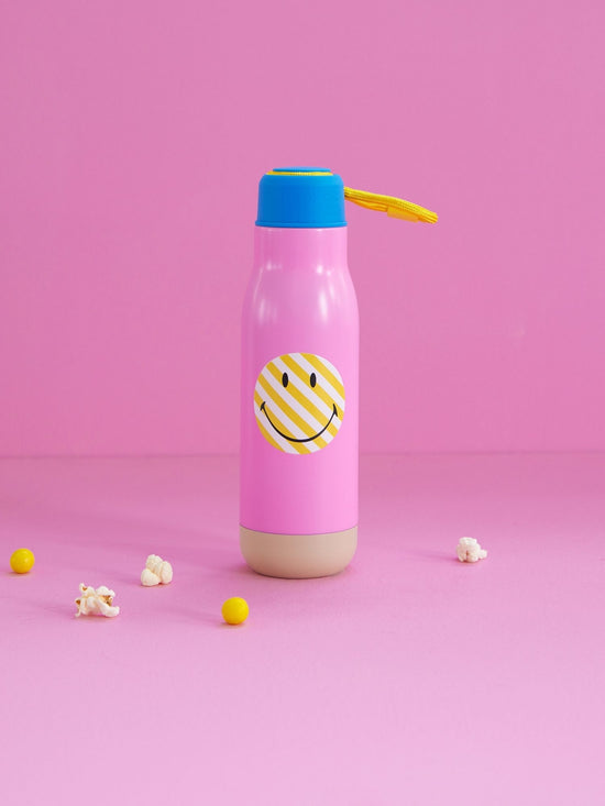 RICE - Thermofles - Roze Smiley