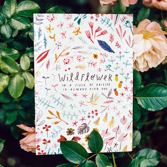 Kaart/Mini Poster (A5) - Wildflower