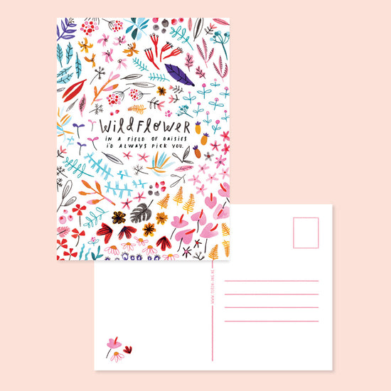 Kaart/Mini Poster (A5) - Wildflower