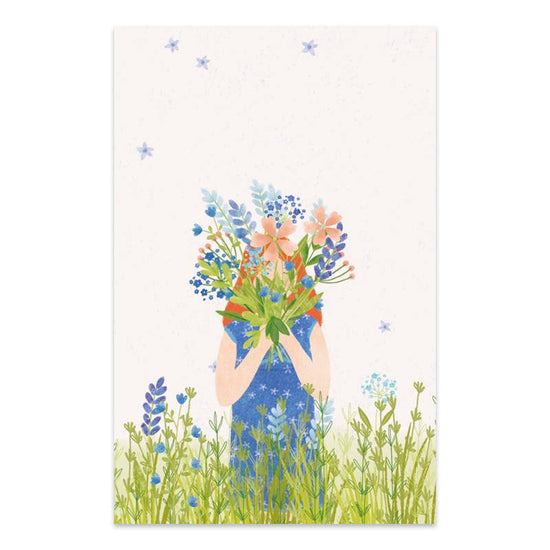 Mini Card - Flower Girl