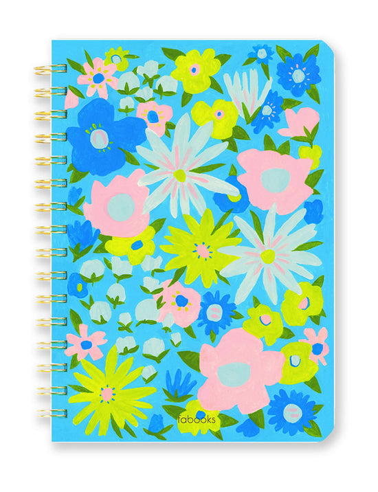 Notitieboek - Blue Floral