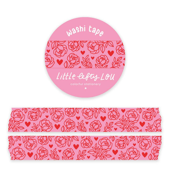 Washi Tape - Hearts And Roses