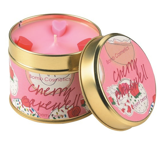Tinned Candle - Cherry Bakewell