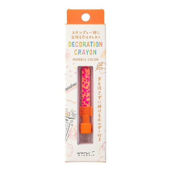 Decoration Crayon - Pink x Orange