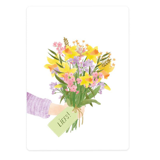 Postcard - Spring Flowers &