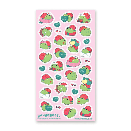 Stickii - Sticker Sheet - Froggy Love