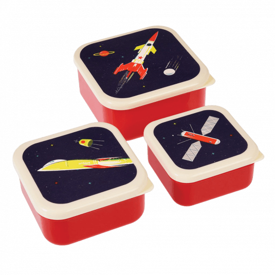 Snackdoosjes - set van 3 - Space Age