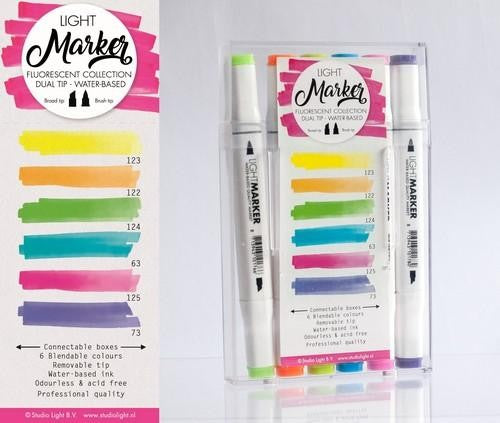 Dual tip Markers - Fluorescent