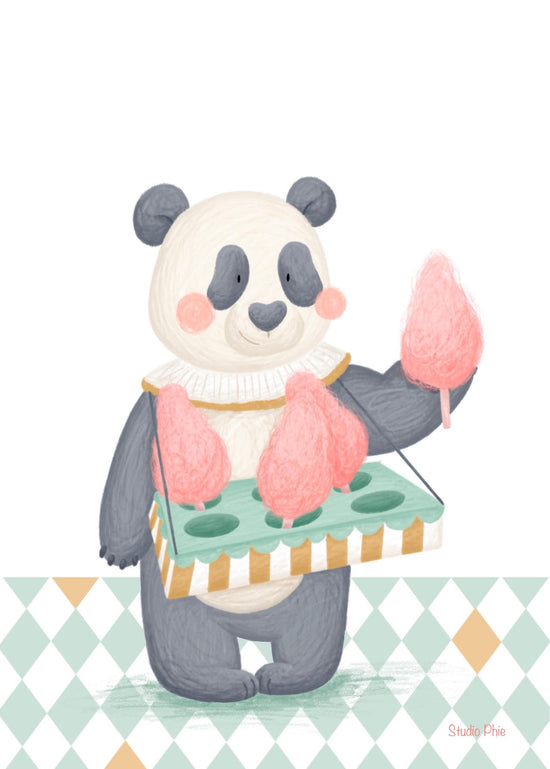 Kaart -  Suikerspin Panda