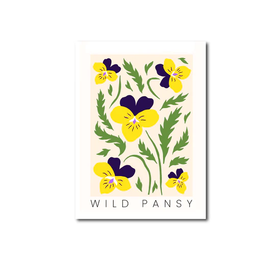 Kaart - Wild Pansy